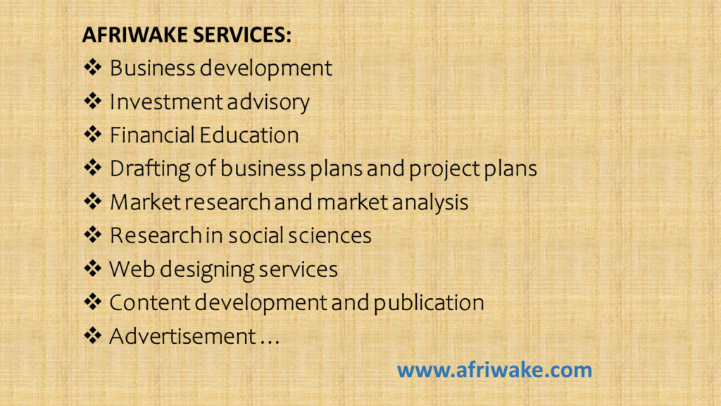 AFRIWAKE Services