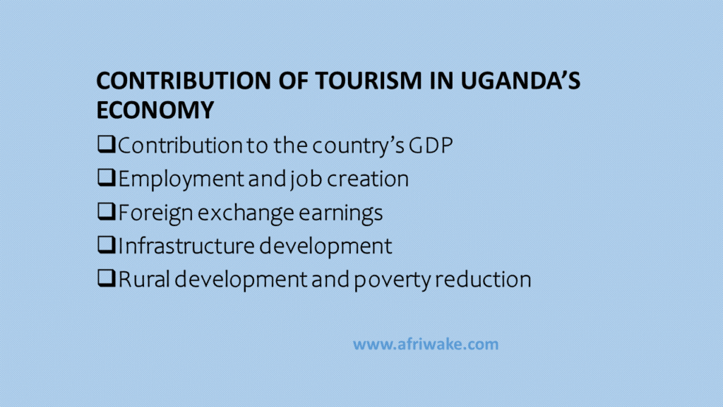The role of tourism in socio-economic development of Uganda